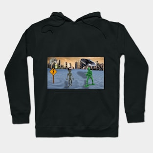 surreal area 51 Hoodie